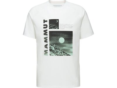 MAMMUT Herren Shirt Mountain T-Shirt Men Day and Night Weiß