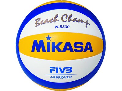 MIKASA Beachvolleyball Beach Champ VLS 300, DVV Grau