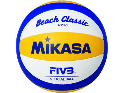 MIKASA Beachvolleyball Beach Classic VX30 Weiß