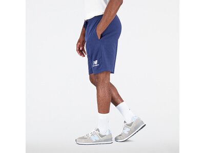 NEW BALANCE Herren Shorts Essentials Stacked Logo French Terry Short Blau