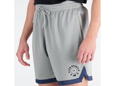 NEW BALANCE Herren Shorts Hoops Essentials Mesh Short Weiß