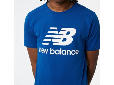 NEW BALANCE Herren Essentials Stacked Logo Tee Blau