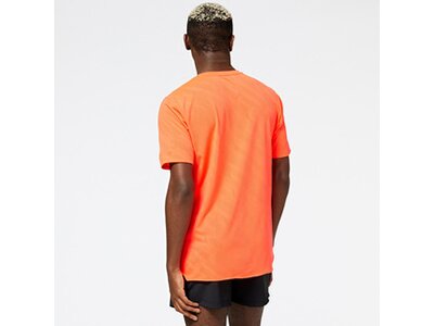 NEW BALANCE Herren Q Speed Jacquard Short Sleeve Orange