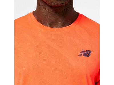 NEW BALANCE Herren Q Speed Jacquard Short Sleeve Orange