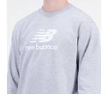 Vorschau: NEW BALANCE Herren T-Shirt Essentials Stacked Logo French Terry Crewneck