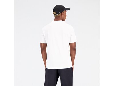 NEW BALANCE Herren T-Shirt Essentials Stacked Logo Cotton Jersey Short Sleeve T-shirt Weiß