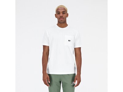 NEW BALANCE Herren T-Shirt Essentials Reimagined Cotton Jersey Short Sleeve T-shirt Weiß