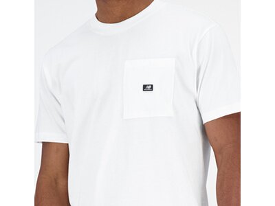 NEW BALANCE Herren T-Shirt Essentials Reimagined Cotton Jersey Short Sleeve T-shirt Weiß