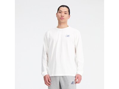 NEW BALANCE Herren Shirt NB Essentials Long Sleeve Weiß