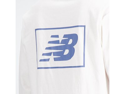 NEW BALANCE Herren Shirt NB Essentials Long Sleeve Weiß