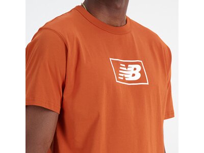 NEW BALANCE Herren Shirt NB Essentials Logo T-Shirt Braun