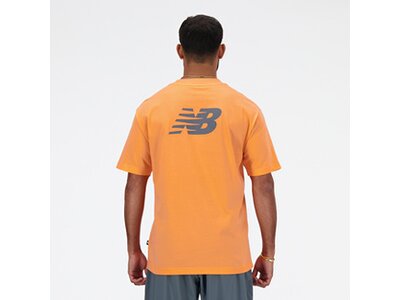 NEW BALANCE Herren Shirt Mens Lifestyle T-Shirt Orange
