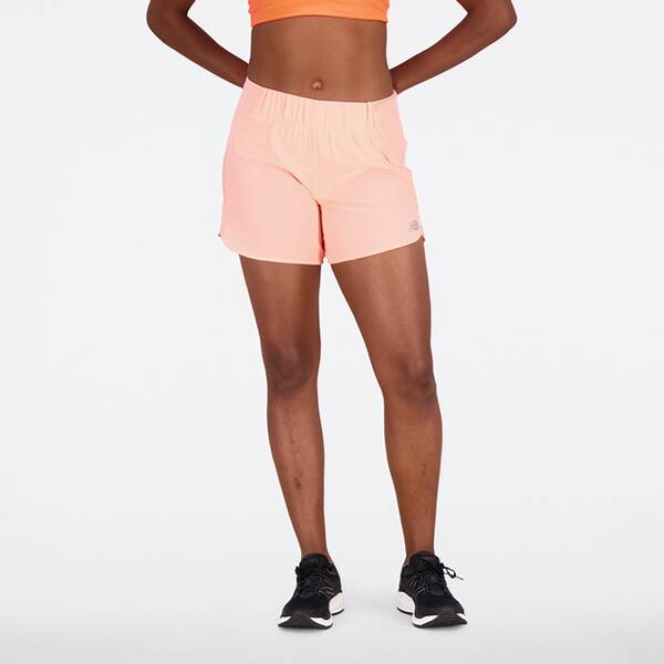 NEW BALANCE Damen Shorts Impact Run 5in Short › Pink  - Onlineshop Intersport