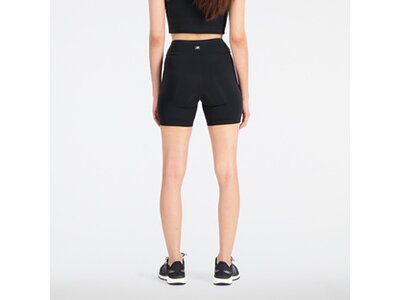 NEW BALANCE Damen Shorts Essentials Americana Cotton Spandex Fitted Short Schwarz