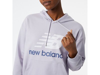 NEW BALANCE Damen NB Essentials Stacked Logo Oversize Grau