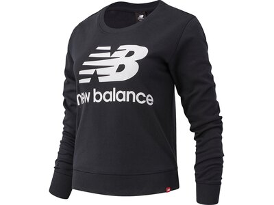 NEW BALANCE Damen T-Shirt NB Essentials Crew Fleece Schwarz