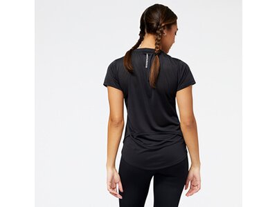 NEW BALANCE Damen T-Shirt Accelerate Short Sleeve Top Schwarz