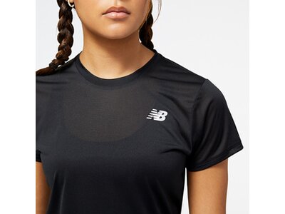 NEW BALANCE Damen T-Shirt Accelerate Short Sleeve Top Schwarz