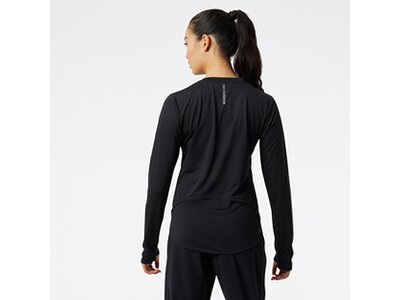 NEW BALANCE Damen T-Shirt Accelerate Long Sleeve Top Schwarz