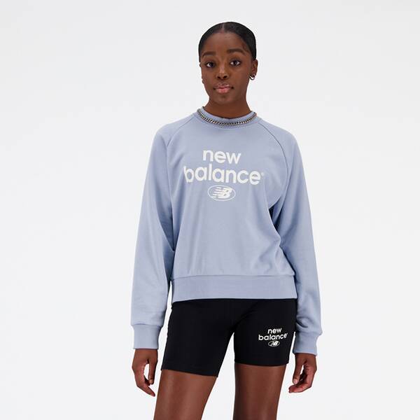 NB Essentials Graphic Crew Fleece Sweatshirt LAY XS