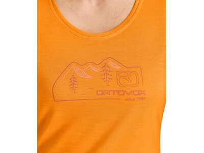 ORTOVOX Herren Shirt 150 COOL VINTAGE BADGE TS W Orange