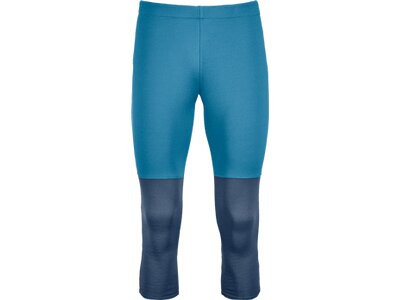 ORTOVOX Damen Bergtights 3/4-lang "Fleece Light Short Pant" Blau