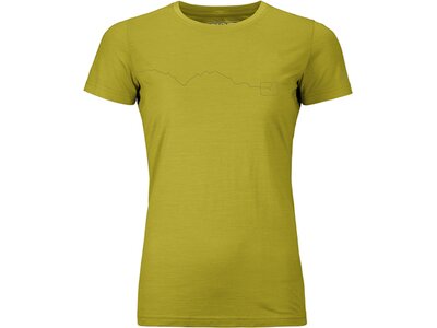 ORTOVOX Damen Shirt 120 TEC MOUNTAIN T-SHIRT W Gelb
