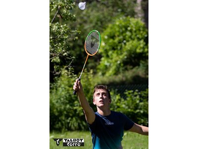 Talbot-Torro Badminton Set "4 Attacker Plus" Schwarz