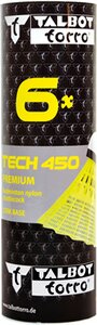 Badm.-Ball TECH 450 Korb:yellow, Speed blue/medium,6pcs.Tube 000 MED
