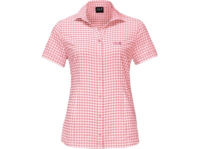 JACK WOLFSKIN Damen Wanderbluse "Kepler Shirt" Kurzarm Pink