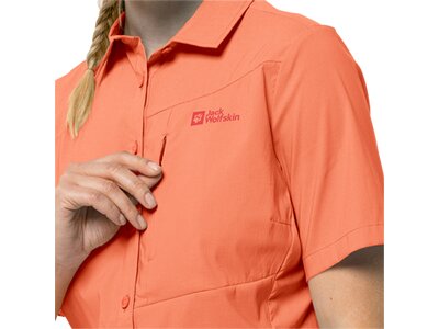 JACK WOLFSKIN Damen Hemd HEIDETAL SHIRT W Orange