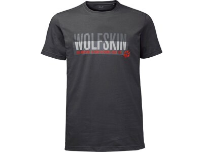 JACK WOLFSKIN Herren Outdoor-Shirt "Slogan T Men" Grau