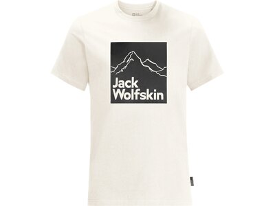 JACK WOLFSKIN Herren Shirt BRAND T M Weiß