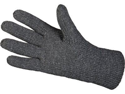 ARECO Herren Handschuhe Strickhandschuh grau