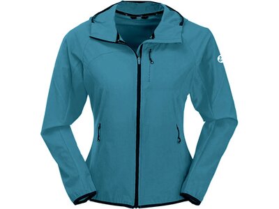 MAUL Damen Funktionsjacke Mainau II-Jacke elastic+Kapuze Blau