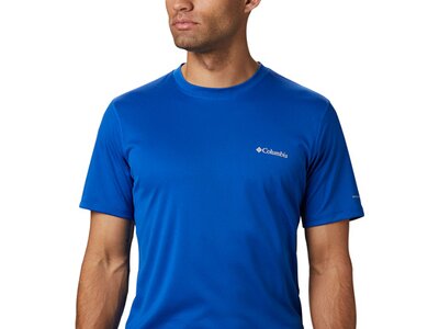 COLUMBIA-Herren-Oberteil-Zero Rules™ Short Sleeve Shirt Blau