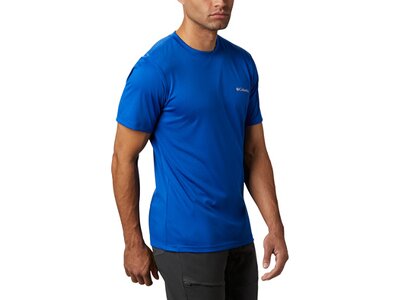 COLUMBIA-Herren-Oberteil-Zero Rules™ Short Sleeve Shirt Blau