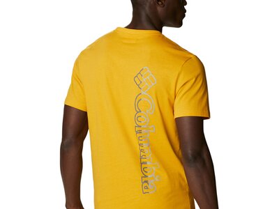 COLUMBIA Herren Unterjacke CSC Basic Logo Short Sleeve Gelb