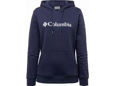 COLUMBIA Damen Kapuzensweat Columbia Logo Hoodie Blau