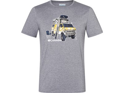 COLUMBIA-Herren-T-Shirt-Herren Sun Trek™ Short Sleeve Graphic Tee Grau