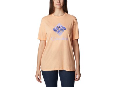 COLUMBIA Damen Shirt Bluebird Day™ Relaxed Crew Neck Orange