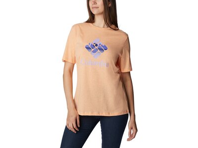 COLUMBIA Damen Shirt Bluebird Day™ Relaxed Crew Neck Orange