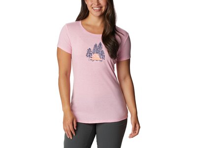 COLUMBIA-Damen-T-Shirt-Daisy Days™ SS Graphic Tee Rot