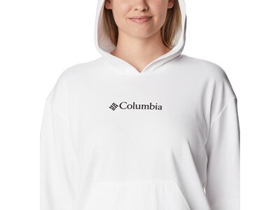 COLUMBIA Columbia Logo III French Terry Hoodie Weiß