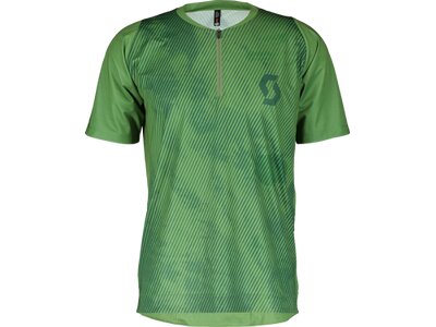 SCOTT Herren Shirt SCO Shirt M's Trail Vertic Zip SS Grün