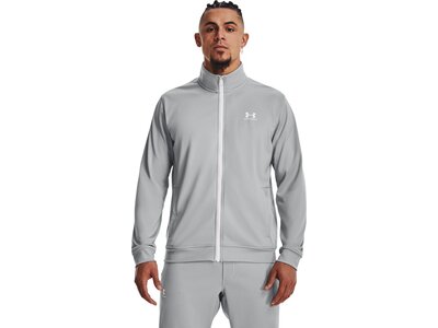UNDER ARMOUR SPORTSTYLE TRICOT JACKET Silber