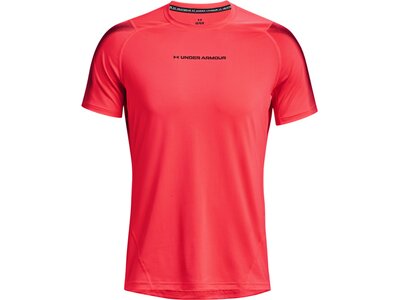UNDER ARMOUR Herren Shirt UA HG ARMOUR NOV FITTED SS Rot