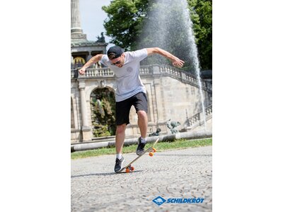 SCHILDKRÖT Skateboard Skateboard KICKER 31´ Red Parkour Bunt