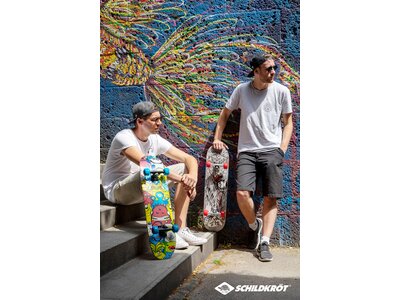 SCHILDKRÖT Skateboard Skateboard SLIDER 31´ Monsters Bunt