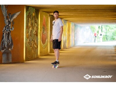 SCHILDKRÖT Skateboard Retro Skateboard FREE SPIRIT 22´ Camouflage Bunt